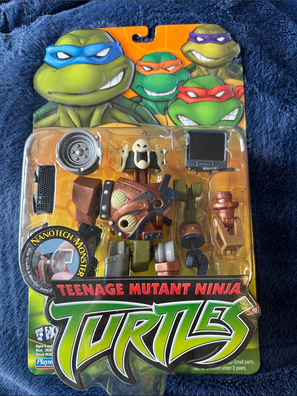 Nanotech Monster Action Figure 2003 Playmates TMNT NIB NEW Teenage Mutant Ninja